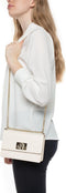 Furla 1927 Mini Crossbody - Dames Crossbodytas - Verstelbaar hengsel met gouden ketting - Crème
