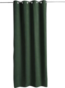 Atmosphera Memories gordijnen Ceder groen 140 x 260 cm - Kant en klaar met ringen - Gordijn raambekleding €“ Groen