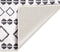 vidaXL - Vloerkleed - wasbaar - anti-slip - 80x300 - cm - zwart - en - wit