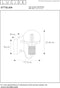 Lucide OTTELIEN - Wandlamp - Ø 17,7 cm - 1xE27 - Zwart