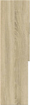 vidaXL - Wasmachinekast - 70,5x24x90 - cm - sonoma - eikenkleurig
