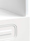 vidaXL - Ovenkast - Kalmar - bewerkt - hout - hoogglans - wit