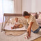 Lionelo Alice - 3 in 1 Babybedje Box Reisbedje - T25-schuimmatras 2 Hoogteposities - Grijs