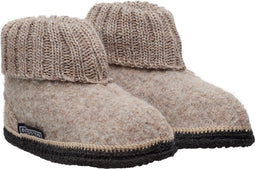 Bergstein Cozy - Unisex sloffen 100% scheerwol - Beige