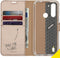 Accezz Moto G8 Power Lite - Flip cover - Krasbestendig Schokbestendig - Goud