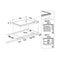 Bauknecht CTAC8780AFSAL - Inductiekookplaat - 8 zones Turbo FlexiCook - Zwart