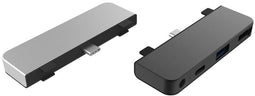 Hyper HyperDrive - 4-in-1 USB Hub - 1x HDMI 1x USB 2.0 2x USB 3.2 type-A 1x USB 3.2 type-C - Grijs