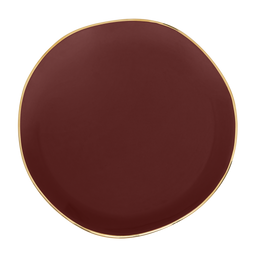 Urban Nature Culture - Good Morning - Plate Spiced Apple Ø17 cm - Handgeschilderde gouden rand