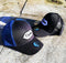 Capiche® Trucker Pet Heren – Hidden Lady – Zwart & Blauwe Mesh – Verstelbaar met Druksluiting – Sportcap – Mannen Petten