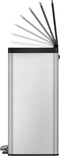EKO - Essential Recycler pedaalemmer 20+20 ltr, EKO - Stainless steel - mat RVS