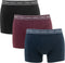 Jack&Jones 3P - Basic Heren Boxershorts - Elastische band met logo - Zwart Donkerblauw Bordeaux (3-pack)