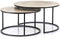 Salontafel Setto brass - large (set van 2) - 59cm / 70cm