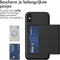imoshion Hoesje Geschikt voor iPhone Xs / X Hoesje - Ruimte voor 2 pasjes - imoshion Backcover met pasjeshouder - Zwart