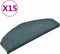 vidaXL - Trapmatten - 15 - st - 65x24x4 - cm - donkergroen