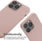 iMoshion Hoesje Geschikt voor iPhone 13 Pro Hoesje Met Koord - iMoshion Siliconen hoesje met koord - roze