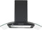 Continental Edison Decoratieve kap - L60 cm - zwart en glas