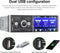 TechU™ T37 Autoradio 1 Din + Afstandsbediening en stuurbediening | Bluetooth - USB - AUX - SD | Bluetoothradio | Handsfree bellen | Autoradio met scherm | Stembediening