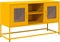 vidaXL - Tv-meubel - 100,5x39x60,5 - cm - staal - mosterdgeel