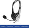 Ewent EW3562 - Stereo headset met microfoon - Draad - Zilver Zwart