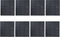 vidaXL 141-delige Opslagbakkenset met wandpanelen rood en zwart
