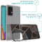iMoshion Hoesje Geschikt voor Samsung Galaxy A52 (4G) / A52s / A52 (5G) Hoesje Siliconen - iMoshion Design hoesje - Zwart / Meerkleurig / Goud / Black Graphic