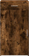 vidaXL - Dressoir - 50x42,5x93 - cm - bewerkt - hout - gerookt - eikenkleurig