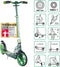 Six Degrees 2-wiel Step Opvouwbaar Voetrem Lichtgroen/wit