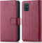 iMoshion Hoesje Geschikt voor Samsung Galaxy A51 Hoesje Met Pasjeshouder - iMoshion Luxe Bookcase - donkerrood
