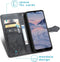 iMoshion Hoesje Geschikt voor Nokia 2.4 Hoesje Met Pasjeshouder - iMoshion Mandala Bookcase - Zwart