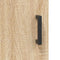 vidaXL - Dressoir - 34,5x34x90 - cm - bewerkt - hout - sonoma - eiken