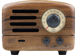 Muzen Retro Bluetooth Speaker Radio Walnut Wood