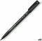 Viltstift Staedtler Lumocolor 313 permanent S zwart - 10 stuks