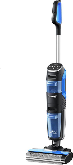 Ecowel MA03L - Vloerreiniger - Stofzuigen en dweilen - 28 min bedrijfstijd - 8 kPA zuigkracht - Zwart/Blauw