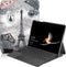 Tablet Hoes Geschikt voor Microsoft Surface Go - Design Trifold Bookcase - Meerkleurig /Parijs