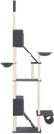 vidaXL - Kattenmeubel - vloer - tot - plafond - 277-303 - cm - crèmekleurig