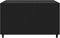 vidaXL - Salontafel - vierkant - 50x50x30 - cm - poly - rattan - zwart