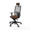 Bureaustoel Piqueras y Crespo 1D066G2 Donkerbruin