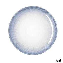 Bidasoa Lea - Eetbord - Stapelbaar Geschikt voor afwasmachine en magnetron - Wit Ø 27 cm (6 Stuks)