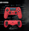 Dragon War Dragonwar Shock 4 - Draadloze Controller - Ergonomisch ontwerp - Rood