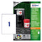 Etiket Avery B4775-50 210x297mm polyethyleen wit 50stuks
