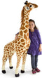 Melissa & Doug Gigantische giraf - Levensecht Knuffeldier - Knuffels voor kinderen - 1,4 meter hoog - Geweldig cadeau voor meisjes en jongens - Van 3+