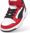 PUMA Rebound V6 Mid AC+ PS - Hoge sneakers - SoftFOAM+ demping - PUMA White-PUMA Black-For All Time Red