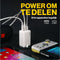Aqiila Chargebird W3 - USB Adapter 67W - 3 Poorten USB-C/A - Wit