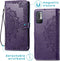 iMoshion Hoesje Geschikt voor Xiaomi Redmi Note 10 (5G) Hoesje Met Pasjeshouder - iMoshion Mandala Bookcase - Paars