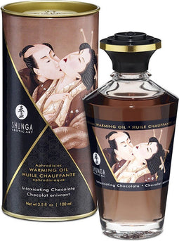 Shunga - Verwarmende Olie - Om Van Het Lichaam Te Likken - Intoxicating Chocolate