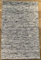 Carlotta 33 Vloerkleed - 170x240 - Rechthoek - Laagpolig,Structuur Tapijt - Industrieel - Antraciet, Grijs