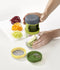 Joseph Joseph Spiro 3-in-1 Spiraalsnijder - Incl. Opvangbak - Rvs/Nylon - 7,8 x 7,8 x 16 cm - Groen