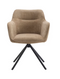 Criks Design Preston - Draaibare Eetkamerstoelen - 180° draaifunctie - Taupe (2 stuks)