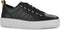 PS Poelman Esquimo - Lage Sneakers - Quilted Leer - Zwart (maat 40)