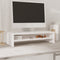 vidaXL - Monitorstandaard - 50x24x13 - cm - massief - grenenhout - wit